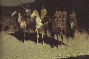 Frederic Remington Who Comes There (mk43) Germany oil painting artist